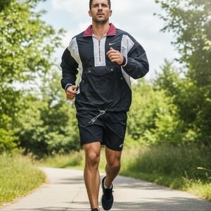 🖤 Vtg Nike Nylon Pullover | Color Block | Large 👟